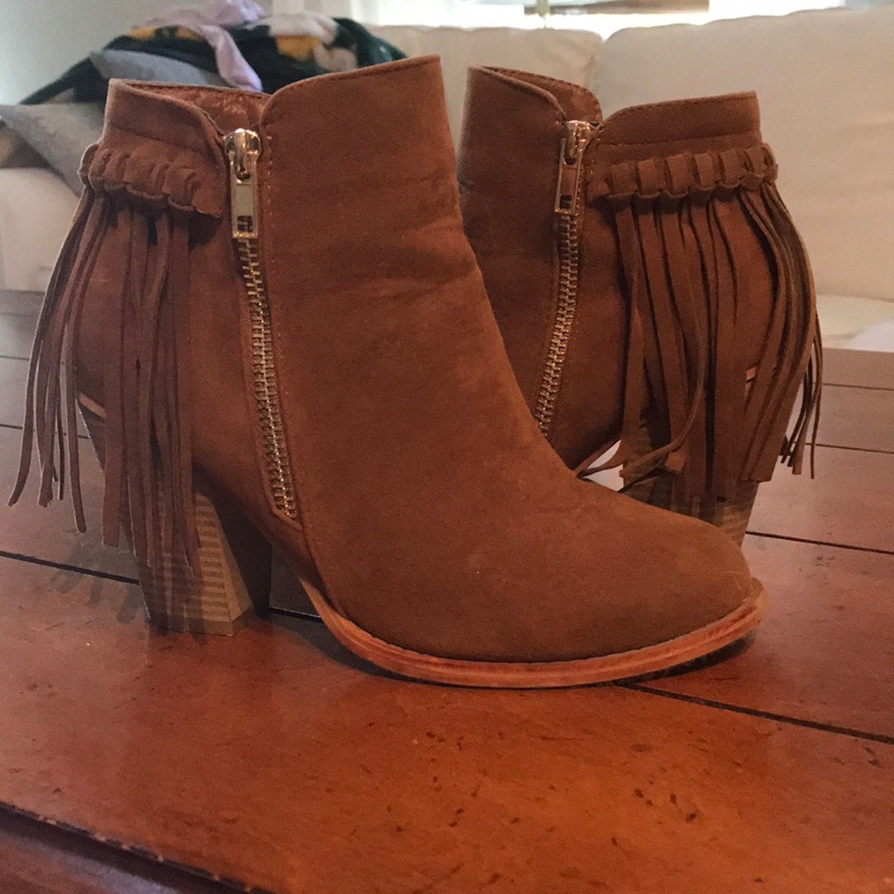 Tassel booties
